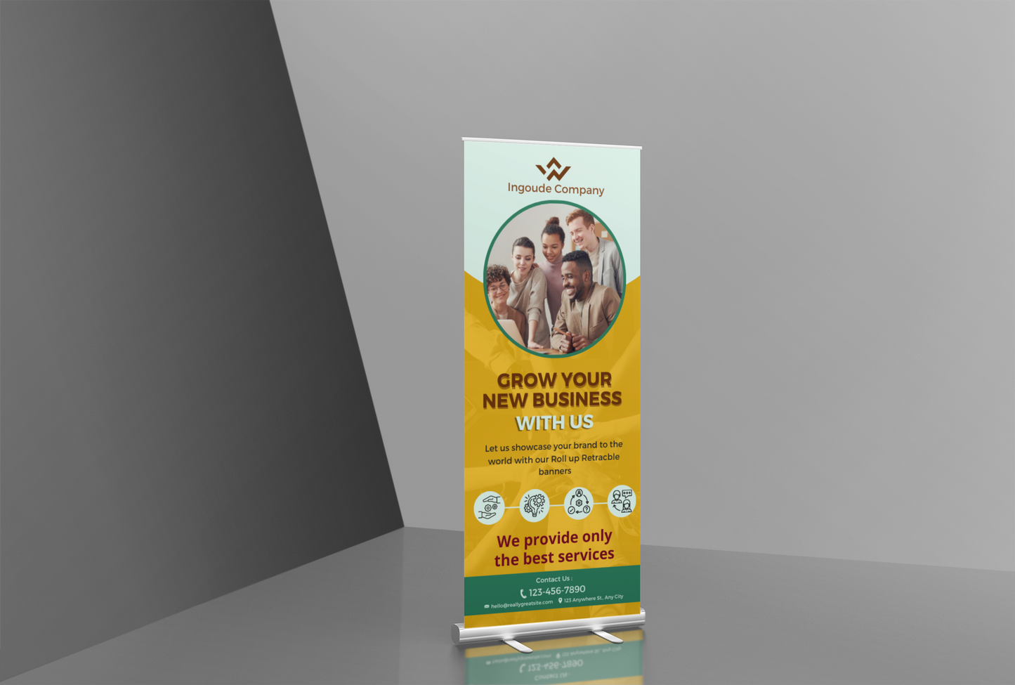 Retractable Banner- Economy Base