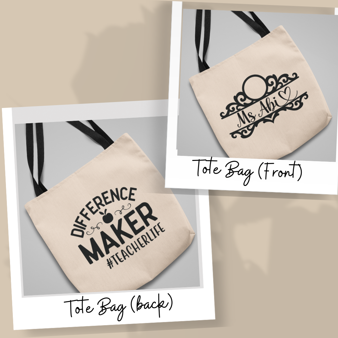 Combo Pack - Difference Maker Tote Bag and 11oz Mug