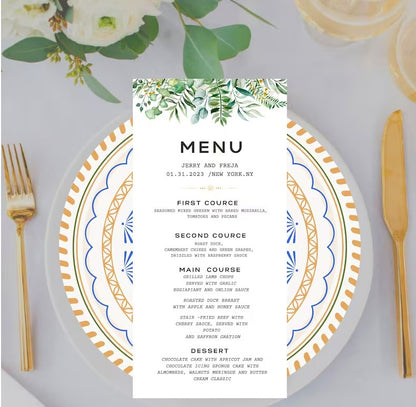 Menu Cards