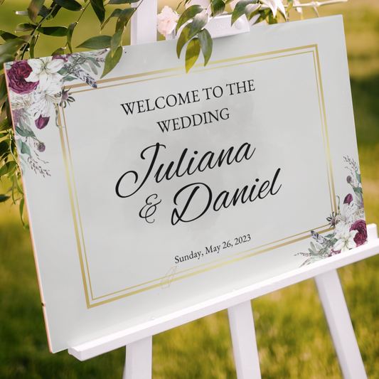 Event Welcome Sign