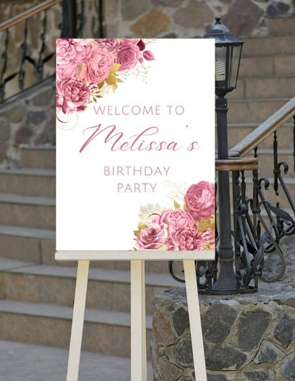 Event Welcome Sign