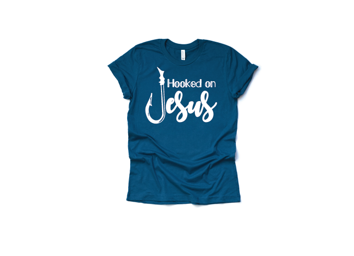 Hooked on Jesus T Shirt